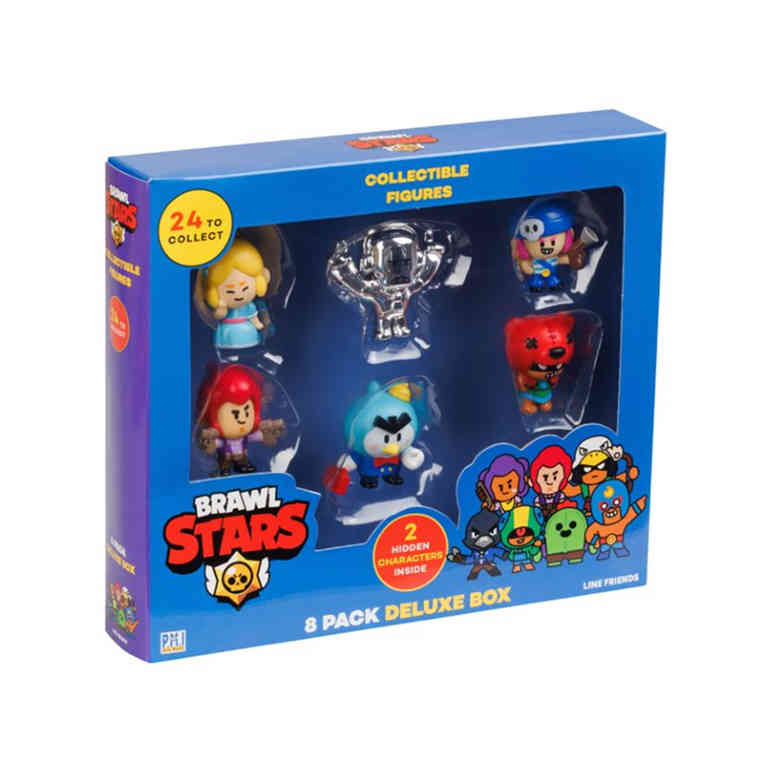 BRAWL STARS - figures 8 pack Deluxe box (S1) - including 2 r