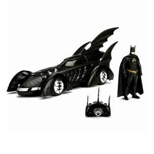 BATMAN, Batmobile Vehicle for use with 30-cm Action Figures, for Ages 4 and  Up