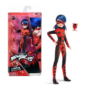 Miraculous Ladybug and Cat Noir Toys Tigress Fashion Doll | Articulated 26  cm Tigress Doll with Accessories Kwami | Bandai Dolls