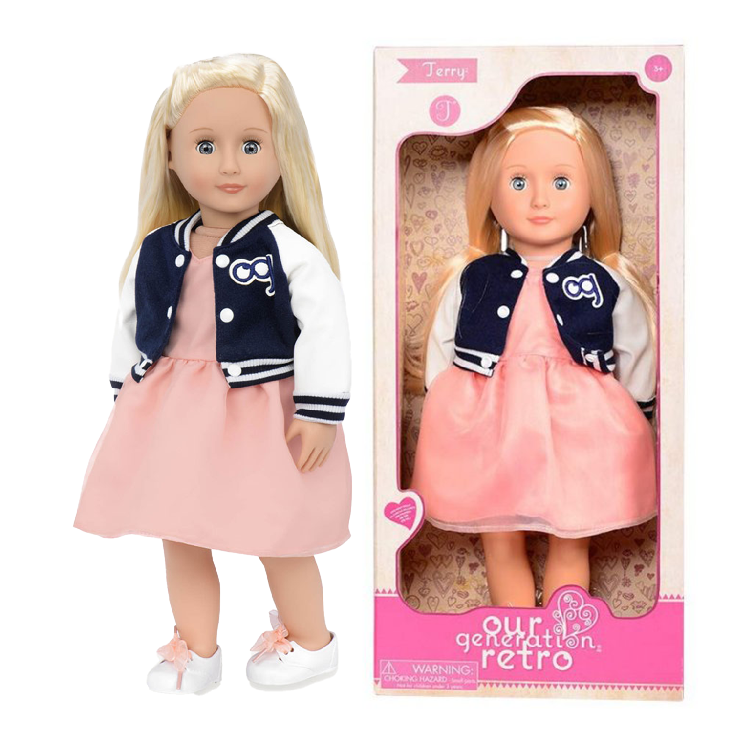 Our Generation Retro Regular Outfit - Pink Skirt  Our generation doll  clothes, American girl doll sets, Our generation doll accessories