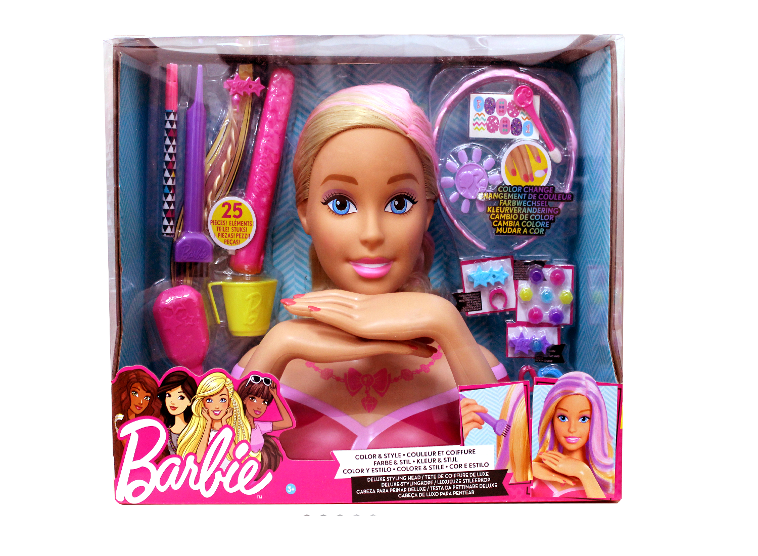 Barbie deluxe hair styling head hot sale