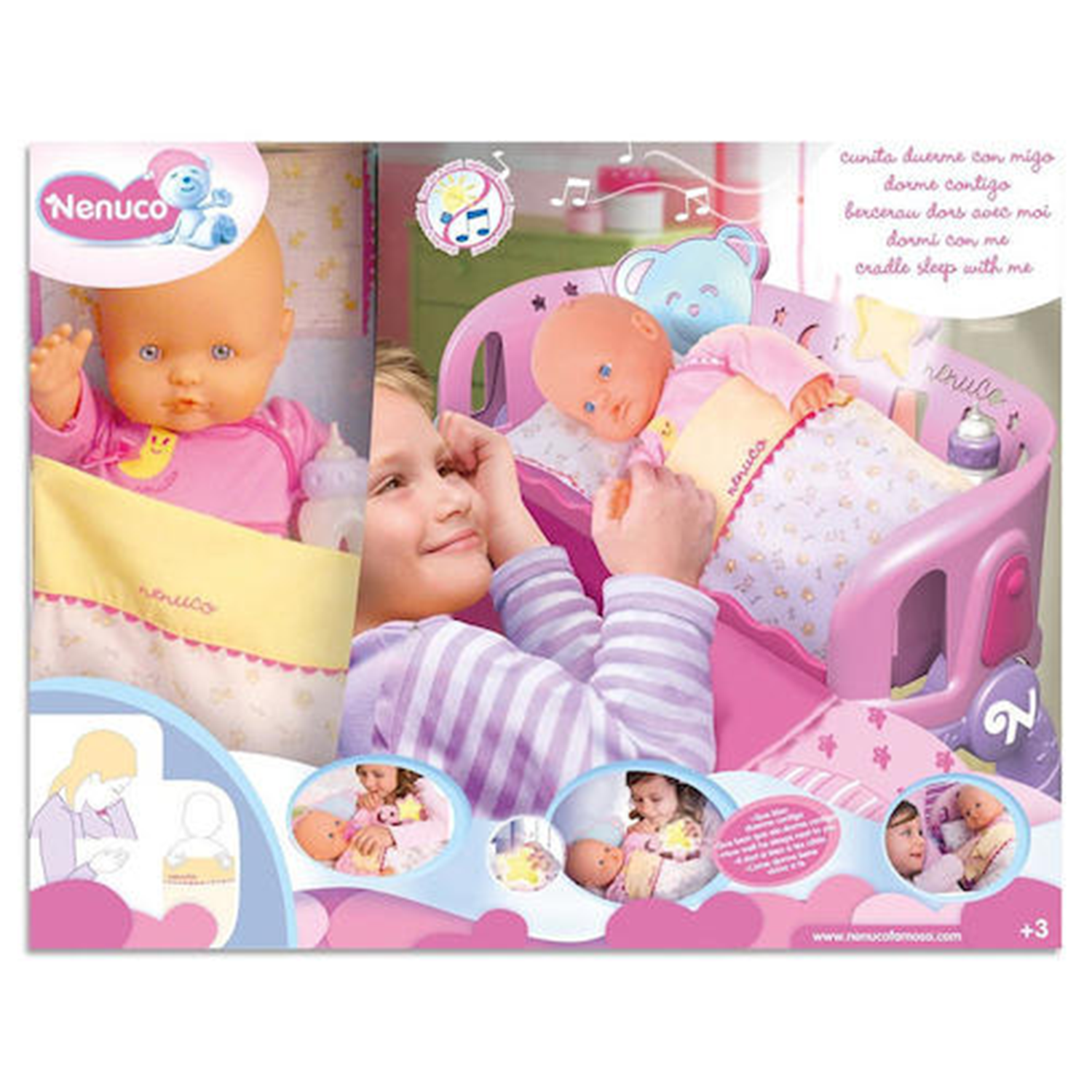 Nenuco cradle sleep on sale with me doll