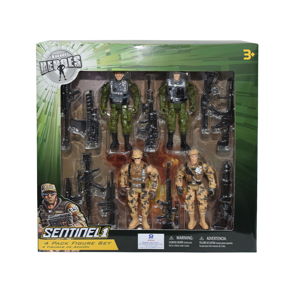Soldier ForceとTRUE HEROESのアクションフィギュアセット True Heroes MILITARY FORCES Toy Soldiers Exclusive Playset Figures
