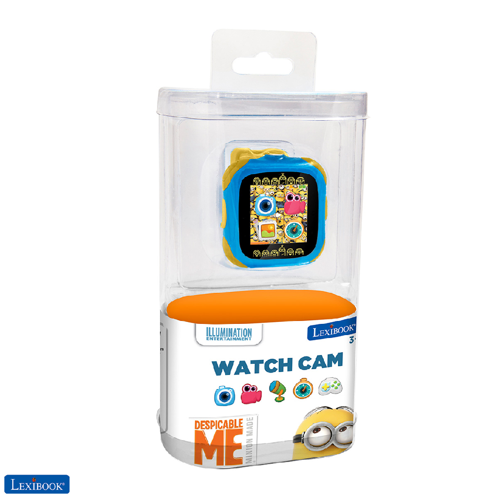 ليكسي بوك - ساعة مينيونز الرقمية مع شاشة ملونة وكا...