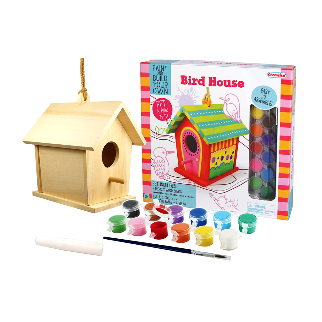 CHAMPION Paint your own Bird house