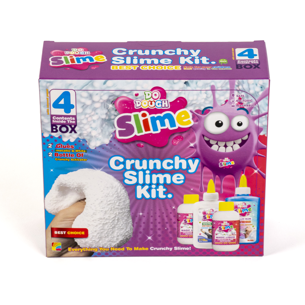 DO DOUGH - Crunchy Slime Kit 4 PCS