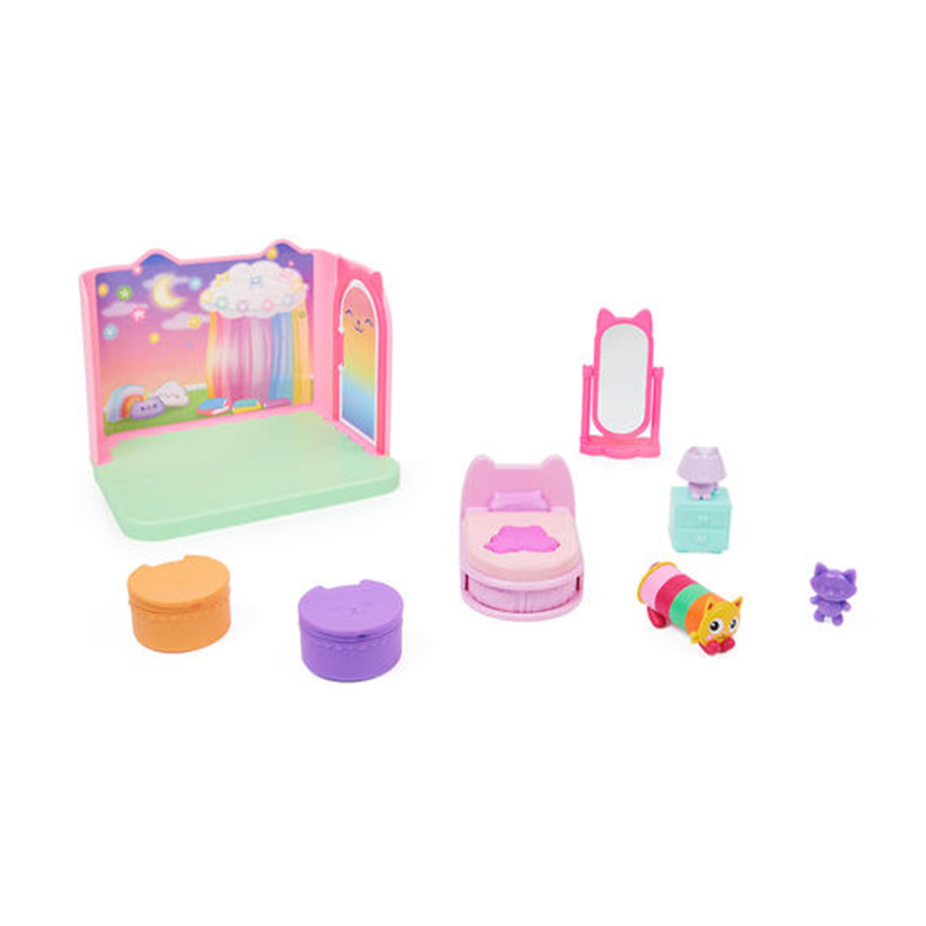 غابي دول هاوس - مجموعة غرفة النوم بتصميم قطة جميلة