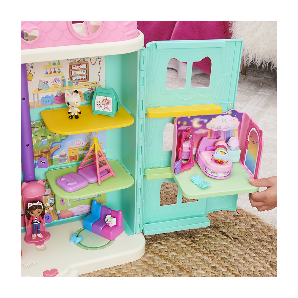 غابي دول هاوس - مجموعة غرفة النوم بتصميم قطة جميلة