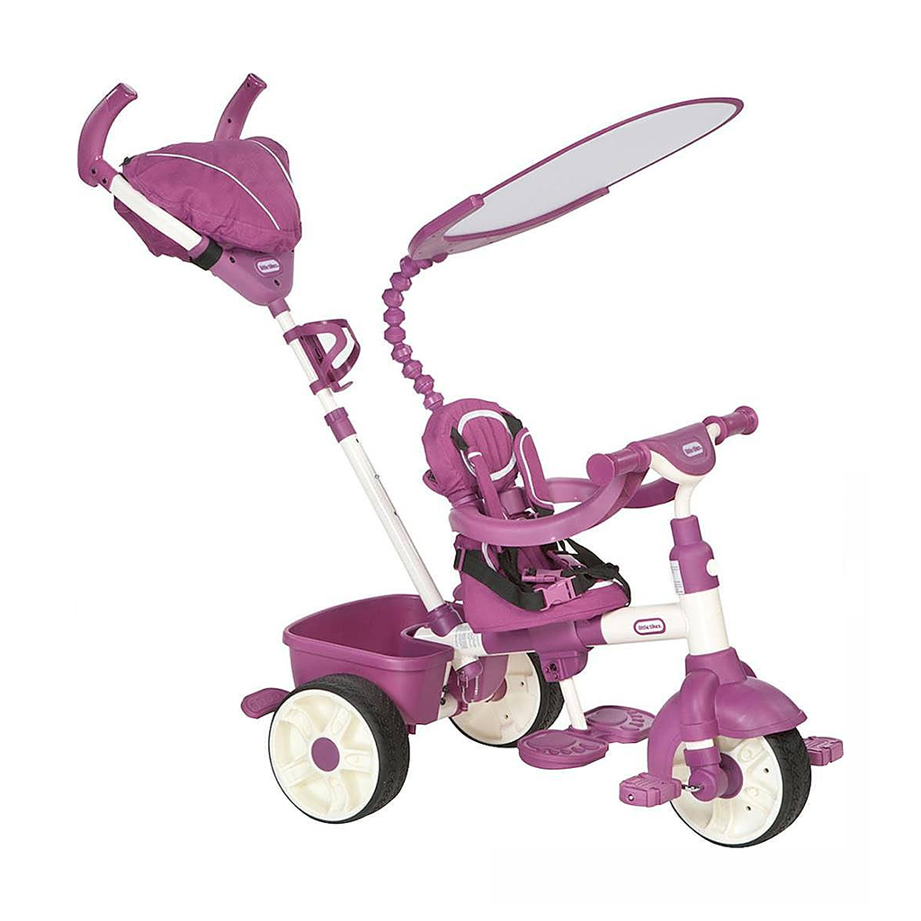 LITTLE TIKES 4 IN 1 SPORTS EDITION TRIKE PINK WHITE