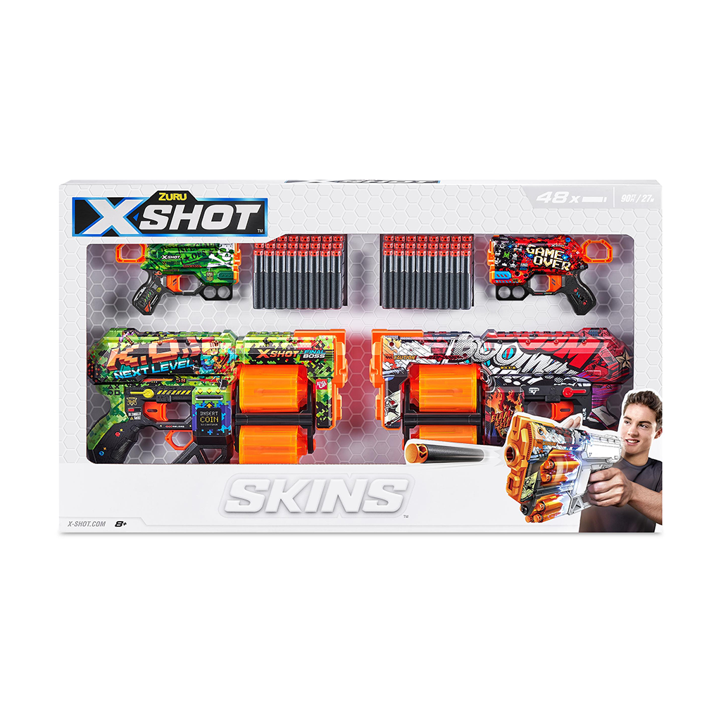 اكس شوت - مسدسات ميكس كومبو عبوة من قطعتين