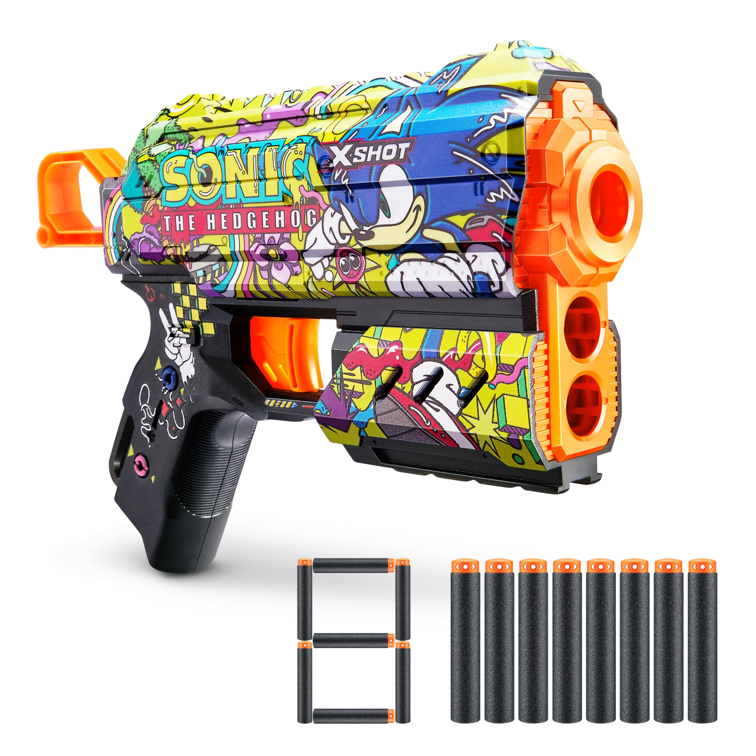 X-Shot - Skins Flux Sonic Hyper Spike (S1) (8 Darts) - Toysrus