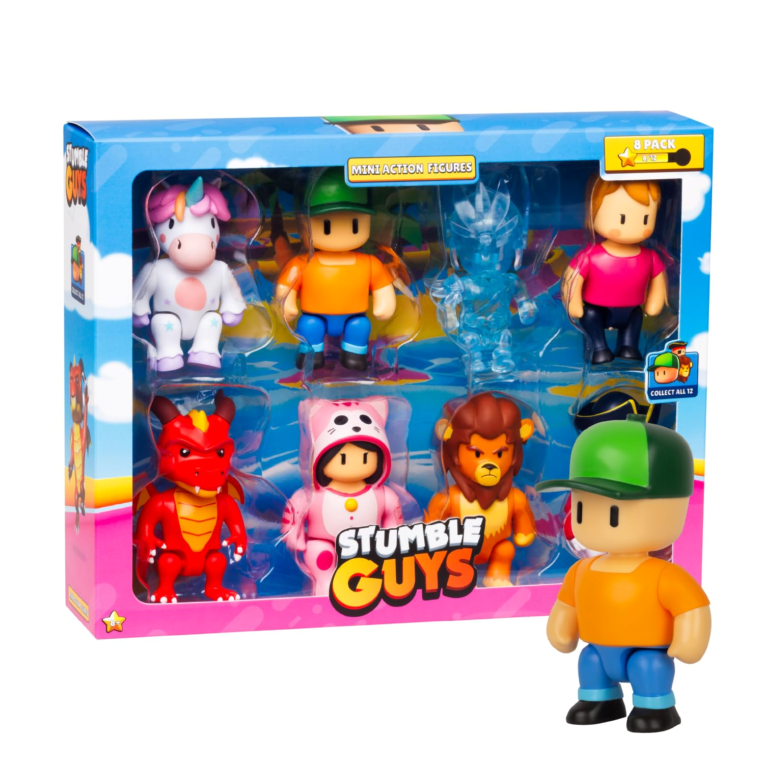 ستمبل قايز - مجموعة شخصيات مقاس 3" - 8 شخصيات