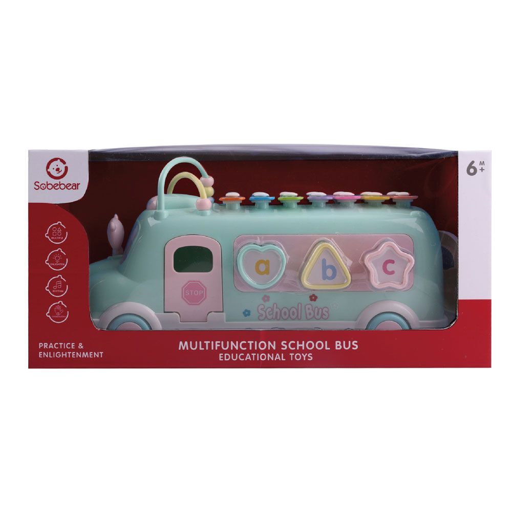 سوبي بير - حافلة تعليم للأطفال بعجلات مجانية بمزيج...