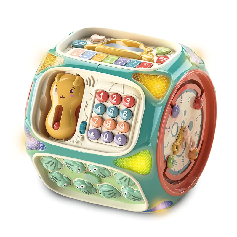 سوبي بير - مكعب ذكي للأطفال مع إضاءة وموسيقى W.BX