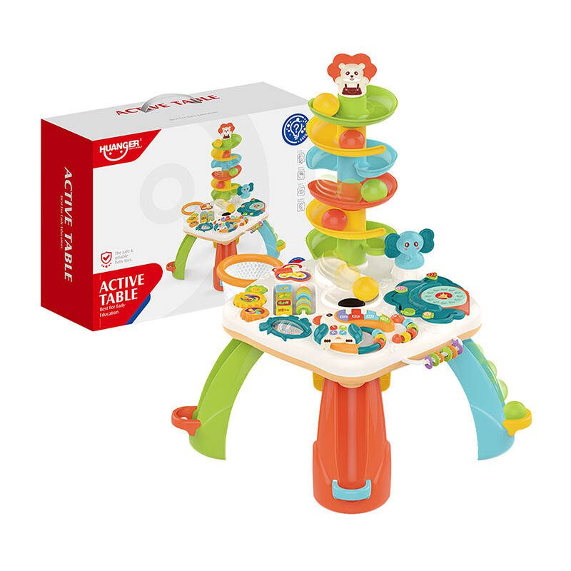 هوانجر - طاولة مرحة بإضاءة وموسيقى خفيفة، بدون بطا...