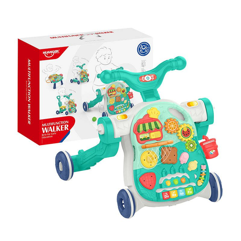 هوانجر - مشاية 4 في 1 مع إضاءة وموسيقى، لا تشمل بط...