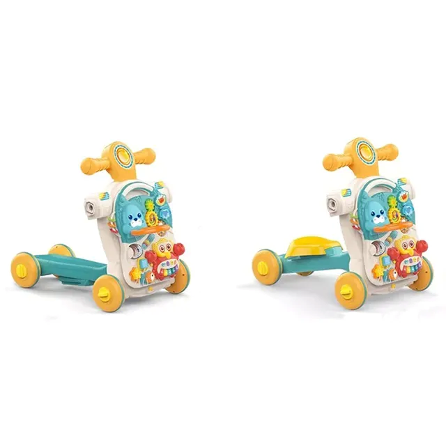 هوانجر - مشاية أطفال مع إضاءة وموسيقى، بدون بطاريا...