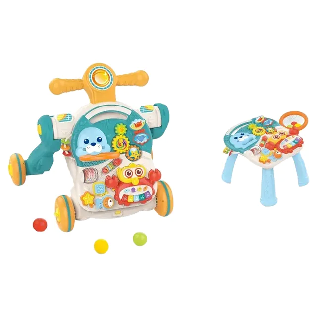 هوانجر - مشاية أطفال مع إضاءة وموسيقى، بدون بطاريا...