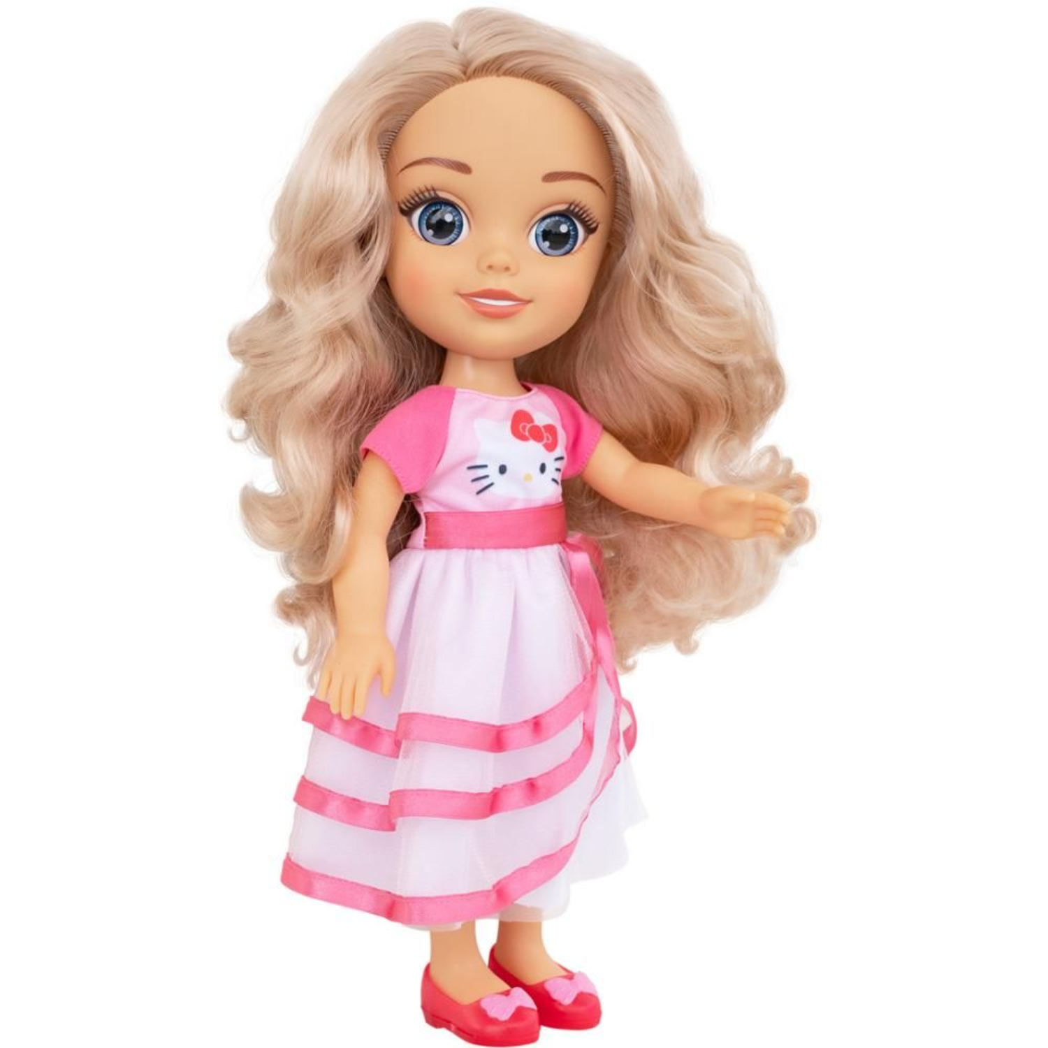 sachin and babi light blue dress Buy In Bulk Hello Kitty Dresses for Girls Foil Organza Fabric main image 1