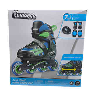 BOYS CHICAGO JR. ADJ. INLINE SKATE #M