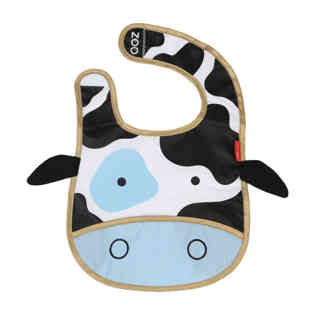 سكيب هوب - مريلة أطفال من تشكيلة زوو بتصميم على شكل بقرة