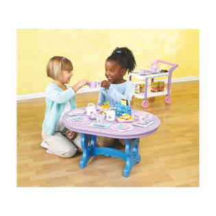 JUST LIKE HOME - SUPER TEA CART N DINING TABLE SET