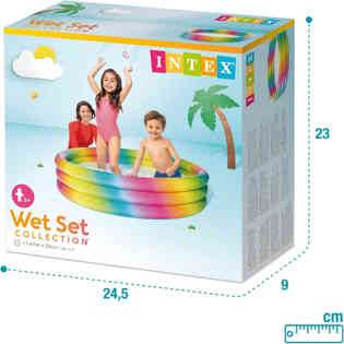 INTEX - WILD GEOMETRY POOL 3-RING AGES 3+