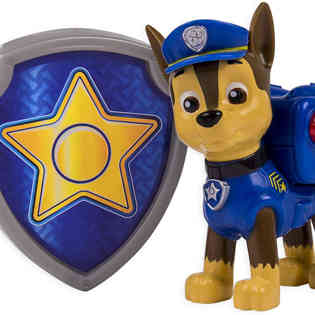 PAW PATROL - ACTION PACK PUP & BADGE ASST.