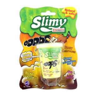 SLIMY - MINI OOPS SLIMY 80G GREEN YELLOW PINK