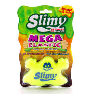 سلايمي - ميجا سلايم مطاطي 150 جم اخضر، أصفر، وردي