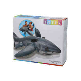 INTEX - GREAT WHITE SHARK RIDE-ON AGES 3+