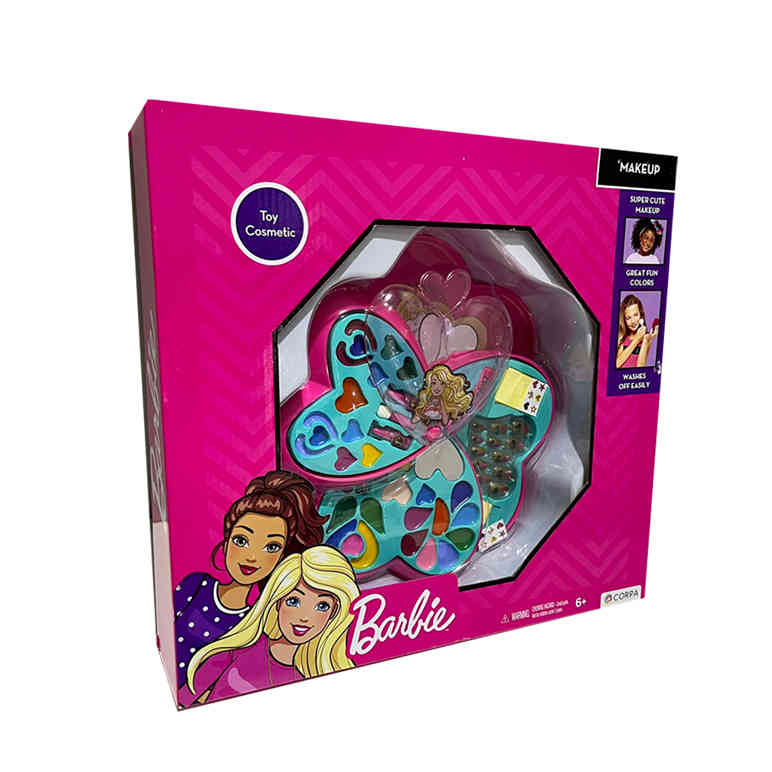 Barbie 4 Decks Heart Cosmetic Case