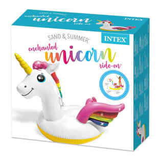 INTEX - UNICORN RIDE-ON Ages 3