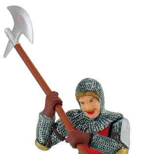 BULLYLAND - Knight with Axe red