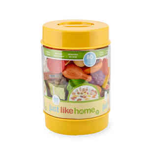 جست لايك هوم - مجموعة الطعام في علبة إسطوانية