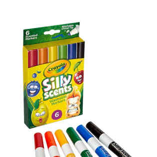 CRAYOLA - 6Ct BL Chisel Tip Scented Markers
