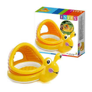 INTEX - LAZY SNAIL SHADE BABY POOL Ages 1-3