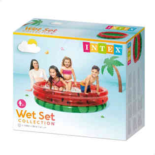 انتكس - حمام سباحة على شكل بطيخ 3 حلقات