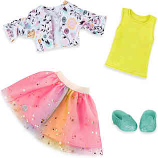 GLITTER GIRLS - 14 DOLL TOP & TITU SKIRT OUTFIT