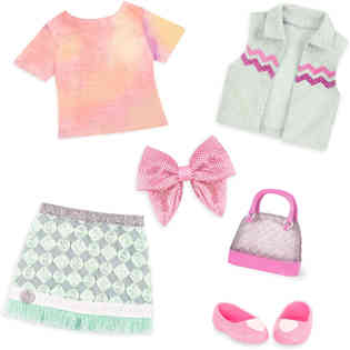 GLITTER GIRLS - 14 DOLL DELUXE JEAN JACKET OUTFIT