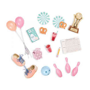 OUR GENERATION - RETRO BOWLING ACCESSORY SET