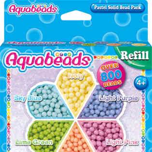 AQUA BEADS - EN PASTEL SOLID BEAD PACK