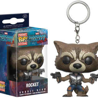مارفل - سلسلة مفاتيح بوب بمجسم شخصية روكيت