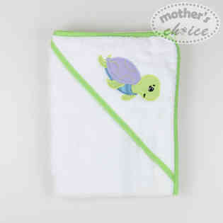 ماذر تشويس - منشفة سلحفاء مع غطاء للرأس