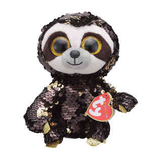 تي واي - لعبة حيوان الكسلان القابلة للقلب - مقاس متوسط 10