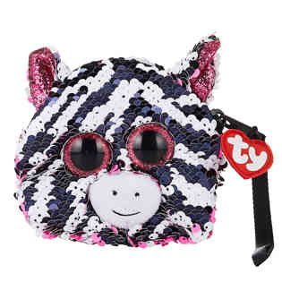 تي واي - فستان زوي عصري مزين بالترتر بتصميم حمار وحشي