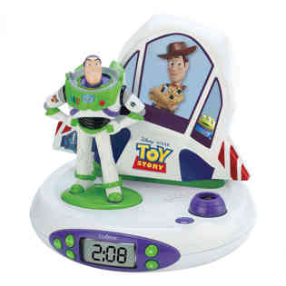 LEXIBOOK - DISNEY TOY STORY PROJECTOR CLOCK WITH SOUNDS