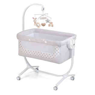 كام - سرير اطفال رمادي للرضع