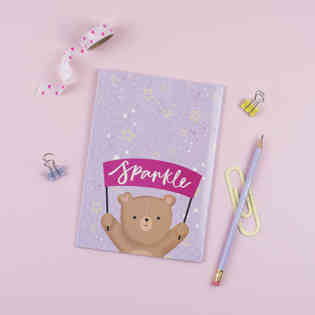 LILLYS - A5 NOTEBOOK SPARKLE