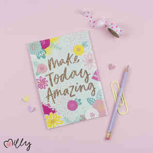 LILLYS - A5 NOTEBOOK  FLORAL